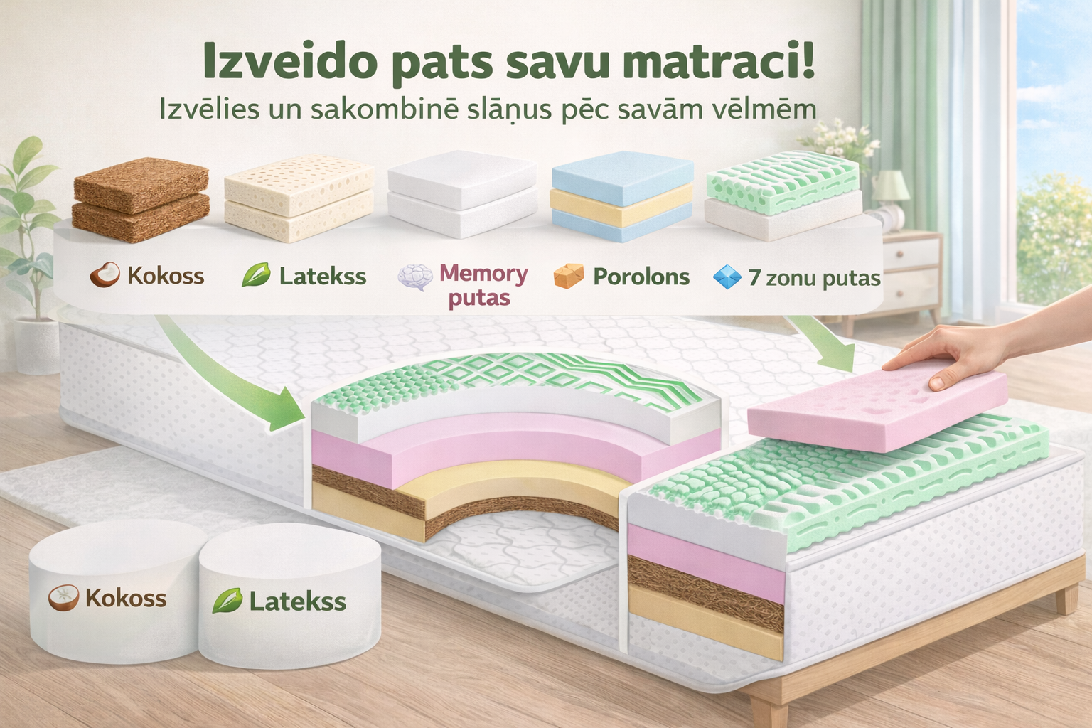 Izveido pats savu matraci!